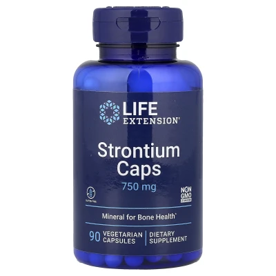 Life Extension - Strontium Caps | 90 Vegetarian Capsules (250 mg per Capsule)