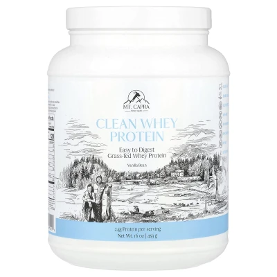 Mt. Capra Clean Whey Protein Vanilla Bean 16oz (454g)