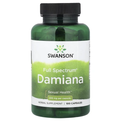 Swanson - Full Spectrum Damiana | 510 mg | 100 Capsules