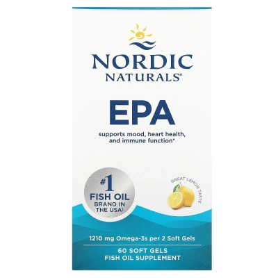 Nordic Naturals - EPA | Lemon | 60 Soft Gels