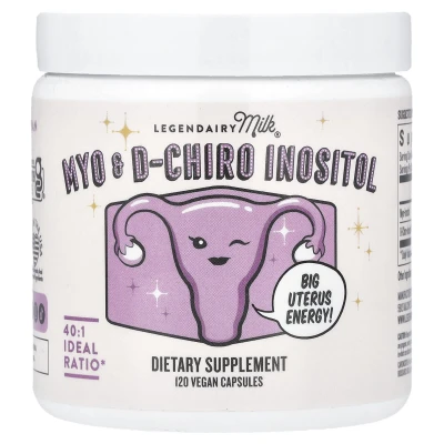Legendairy Milk - Myo & D-Chiro Inositol | 120 Vegan Capsules