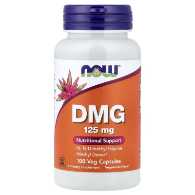 NOW Foods - DMG | 125 mg | 100 Veg Capsules