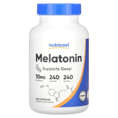 Nutricost - Melatonin | 10 mg | 240 Capsules