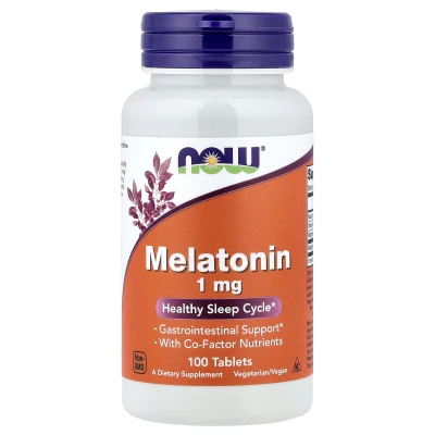 NOW Foods - Melatonin | 1 mg | 100 Tablets