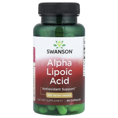 Swanson - Alpha Lipoic Acid | 600 mg | 60 Capsules