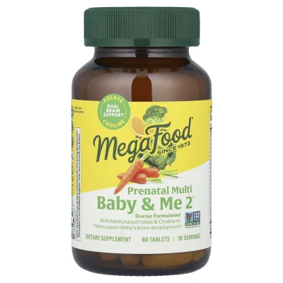 MegaFood - Baby & Me 2™ | Prenatal Multi | 60 Tablets