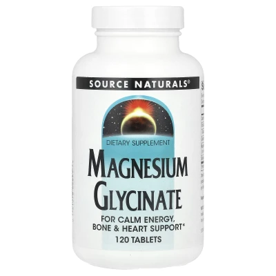 Source Naturals - Magnesium Glycinate | 120 Tablets