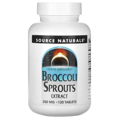 Source Naturals - Broccoli Sprouts Extract | 120 Tablets (125 mg per Tablet)