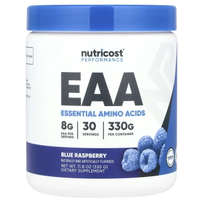 Nutricost - Performance | EAA | Blue Raspberry | 11.8 oz (330 g)
