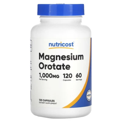 Nutricost - Magnesium Orotate | 120 Capsules (c per Capsule)