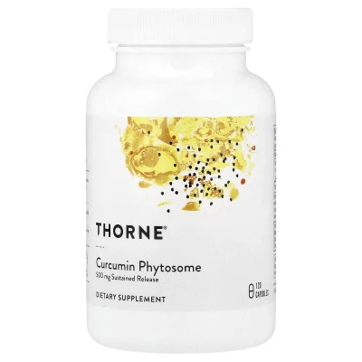 Thorne - Curcumin Phytosome | Sustained Release | 120 Capsules (250 mg per Capsule)