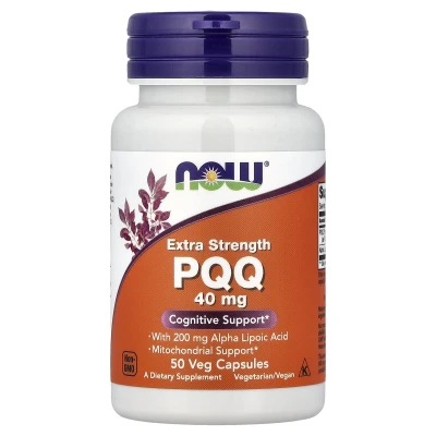 NOW Foods - PQQ With Alpha-Lipoic Acid | 50 Veg Capsules