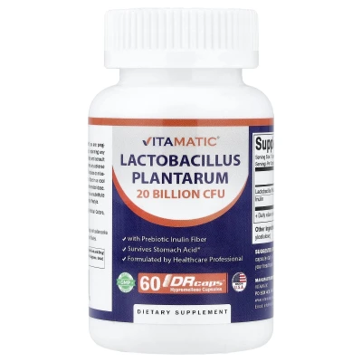 Vitamatic - Lactobacillus Plantarum | 60 DRcaps® Hypromellose Capsules