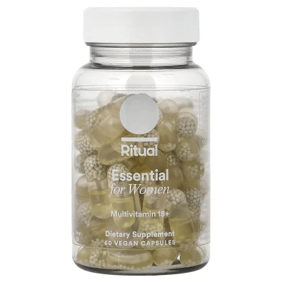 Ritual - Essential for Women | Multivitamin 18+ | Mint | 60 Vegan Capsules