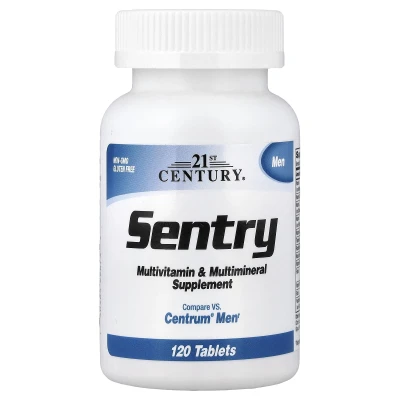 21st Century - Sentry Men | Multivitamin & Multimineral Supplement | 120 Tablets