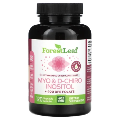 Forest Leaf - Myo & D-Chiro Inositol | 120 Vegetable Capsules