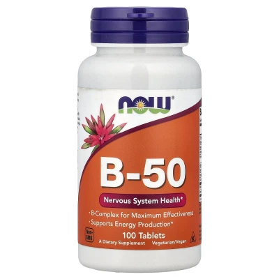 NOW Foods - B-50 | 100 Tablets