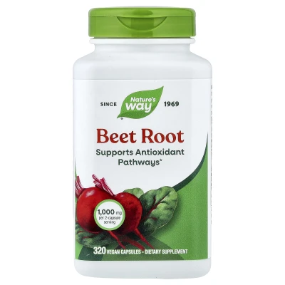Nature's Way - Beetroot | 320 Vegan Capsules (500 mg Per capsule)