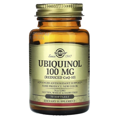 Solgar - Ubiquinol (Reduced CoQ10) | 50 Softgels (100 mg per Softgel)
