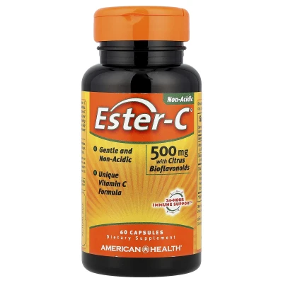 American Health - Ester-C® with Citrus Bioflavonoids | 60 Capsules