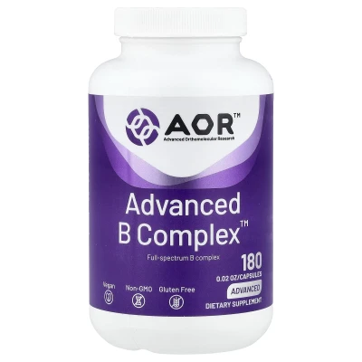 Advanced Orthomolecular Research AOR - Advanced B Complex™ | 180 Capsules