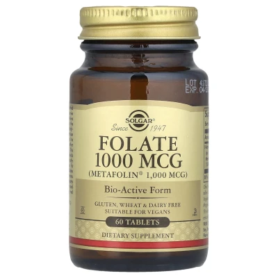 Solgar - Folate | 1000 mcg | 60 Tablets
