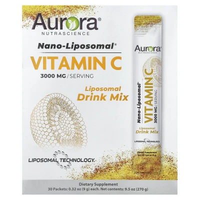 Aurora Nutrascience - Nano-Liposomal® Vitamin C | 30 Packets | 0.32 oz (9 g) Each