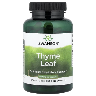 Swanson - Thyme Leaf | 500 mg | 120 Capsules