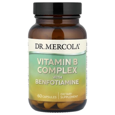 Dr. Mercola - Vitamin B Complex with Benfotiamine | 60 Capsules