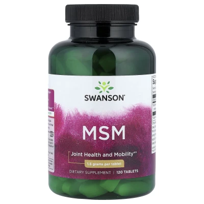 Swanson - MSM | 1 | 500 mg | 120 Tablets