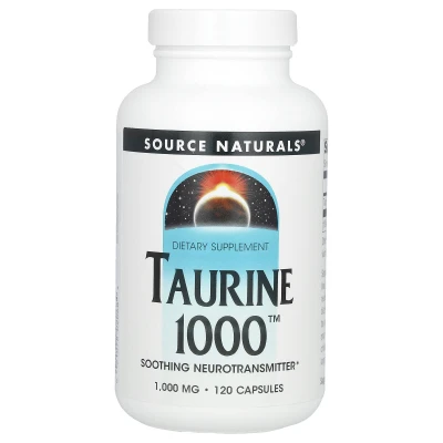 Source Naturals - Taurine 1000 | 1000 mg | 120 Capsules