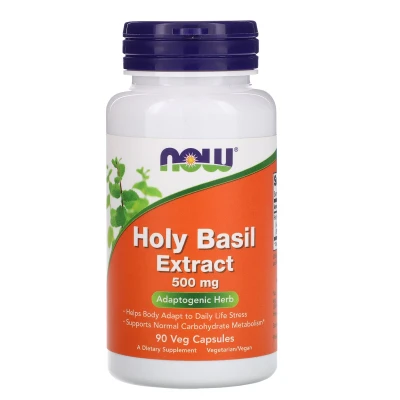 NOW Foods - Holy Basil Extract | 500 mg | 90 Veg Capsules
