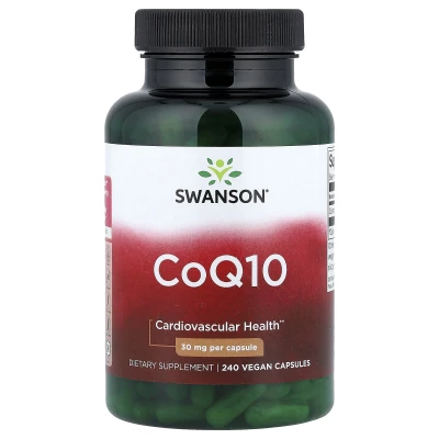 Swanson - CoQ10 | 30 mg | 240 Vegan Capsules