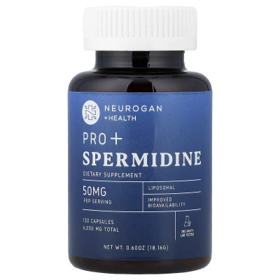 Neurogan Health - Pro+ Spermidine | 120 Capsules | 0.6 oz (18.16 g)