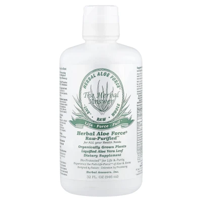 Herbal Answers - Herbal Aloe Force® | Raw Purified™ | 32 fl oz (946 ml)