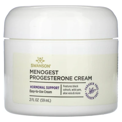 Swanson - Menogest Progesterone Cream | 2 fl oz (59 ml)
