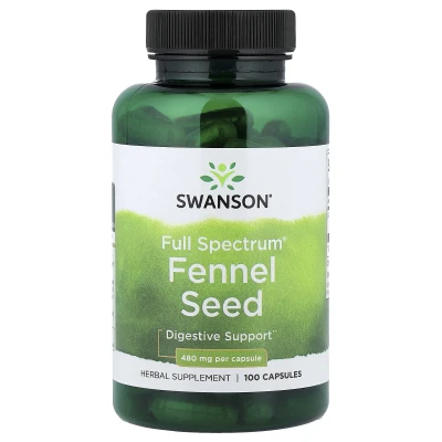 Swanson - Full Spectrum® Fennel Seed | 480 mg | 100 Capsules
