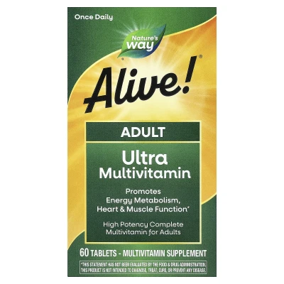 Nature's Way - Alive!® Adult Ultra Multivitamin | 60 Tablets