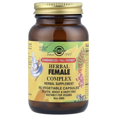 Solgar - Herbal Female Complex | 50 Vegetable Capsules