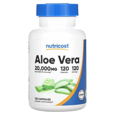 Nutricost - Aloe Vera | 20000 mg | 120 Capsules