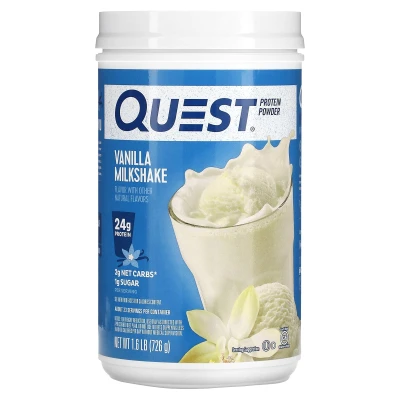 Quest Nutrition - Protein Powder | Vanilla Milkshake | 1.6 lb (726 g)