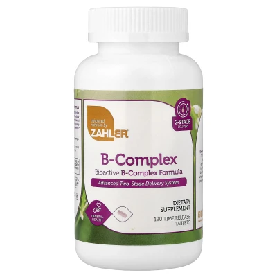 Zahler - Bioactive B-Complex | 120 Time Release Tablets