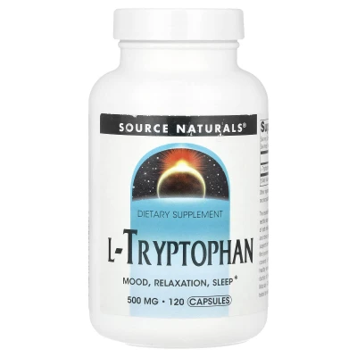 Source Naturals - L-Tryptophan | 500 mg | 120 Capsules
