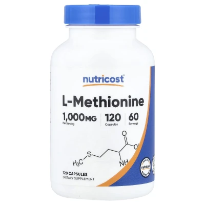 Nutricost - L-Methionine | 120 Capsules (500 mg per Capsule)