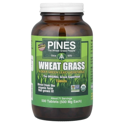 Pines International - Wheat Grass | 500 Tablets