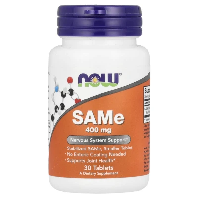 NOW Foods - SAMe | 400 mg | 30 Tablets