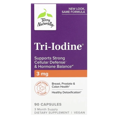 Terry Naturally - Tri-Iodine | 3 mg | 90 Capsules
