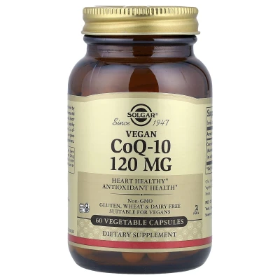 Solgar - Vegan CoQ-10 | 120 mg | 60 Vegetable Capsules