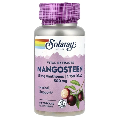 Solaray - Vital Extracts | Mangosteen | 500 mg | 60 VegCaps