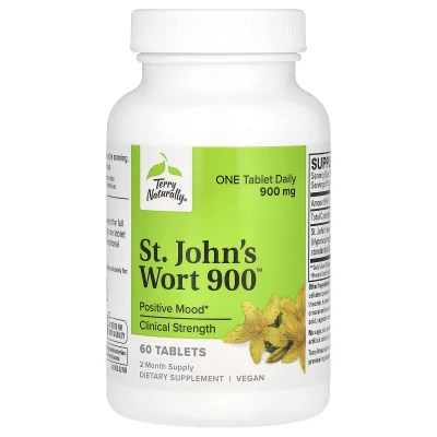 Terry Naturally - St John's Wort 900 | 900 mg | 60 Tablets